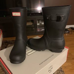 Hunter Original Short Womens Rain Boots Size 7